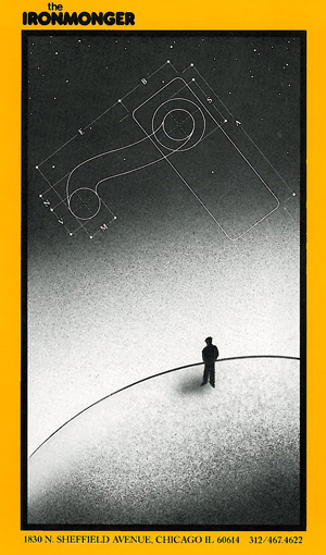 Vintage Ironmonger company poster